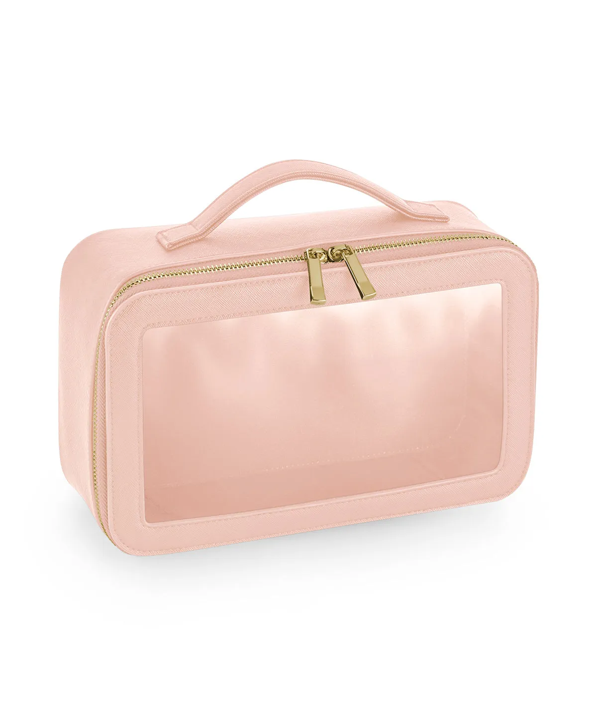 Soft Pink - Boutique clear window travel case