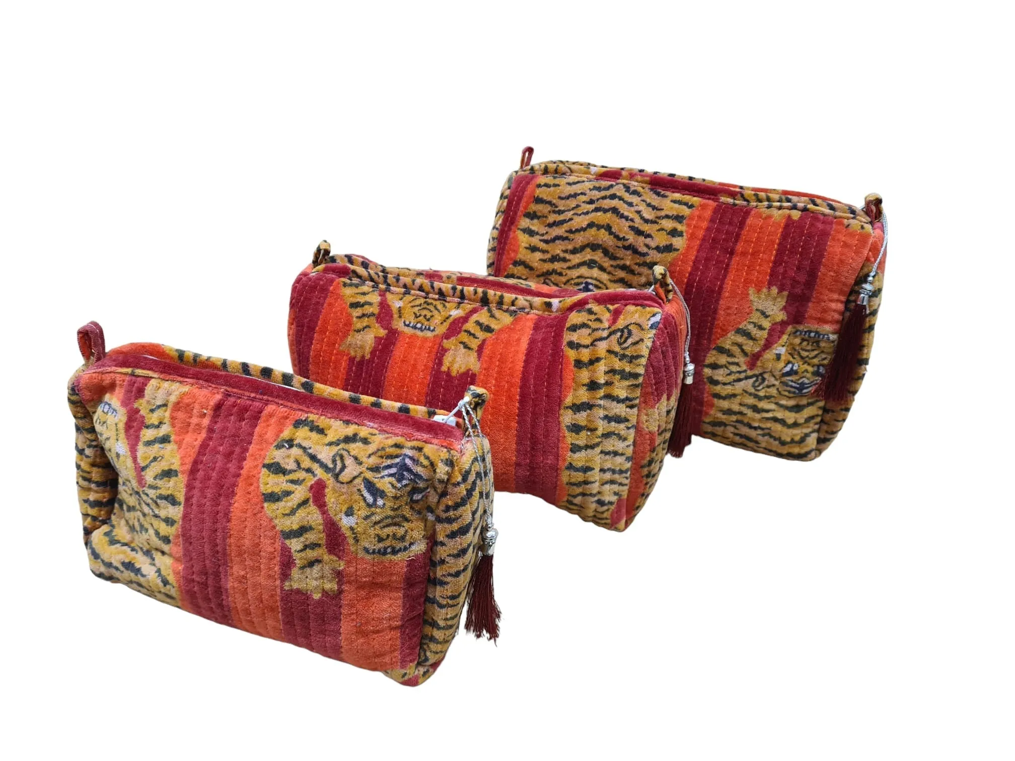 Tibetan Tiger Velvet 3 Piece Travel Set