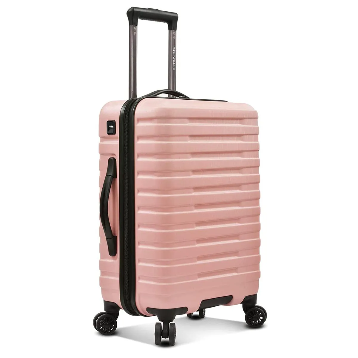 U.S. Traveler Boren Hardside Spinner Luggage With Aluminum Handle, 2-Piece Set
