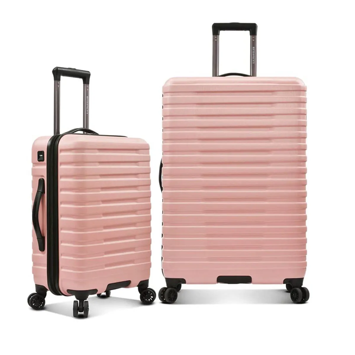U.S. Traveler Boren Hardside Spinner Luggage With Aluminum Handle, 2-Piece Set