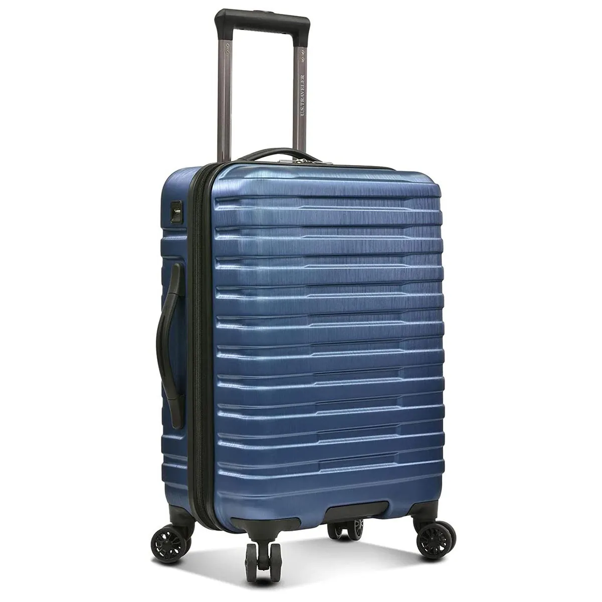 U.S. Traveler Boren Hardside Spinner Luggage With Aluminum Handle, 2-Piece Set